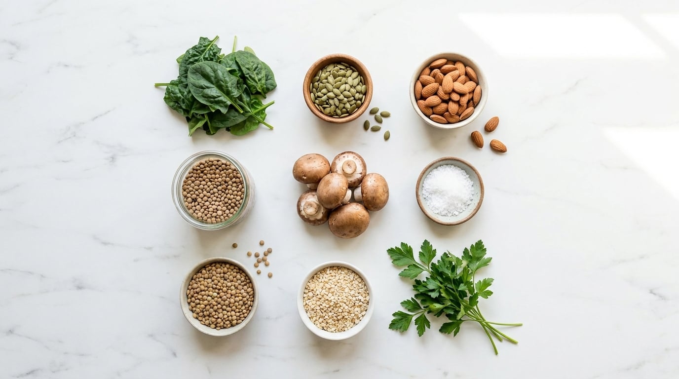 The raw materials mitochondria actually need  magnesium, B vitamins, iron, copper